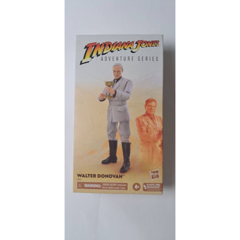 HASBRO INDIANA JONES ADVENTURE SERIES 6" WALTER DONOVAN ACTION FIGURE  New-Open